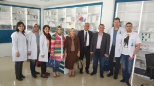 NUMUNE HASTANESİ BAŞHEKİMİ ve ECZACILARIMIZI ZİYARET