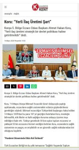 MAYIS 2026' DA BASINDA YER ALAN HABERLERİMİZ