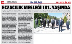 MAYIS 2020' DE BASINDA YER ALAN HABERLERİMİZ