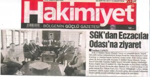 MAYIS 2017'DE ÇIKAN HABERLER