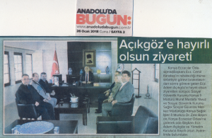 OCAK 2018' DE ÇIKAN HABERLER