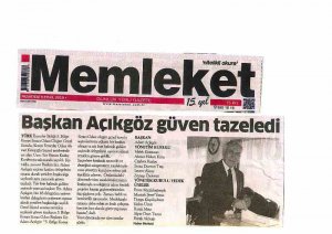 EYLÜL 2019' DA BASINDA YER ALAN HABERLERİMİZ