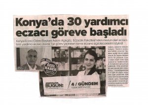OCAK 2019' DA BASINDA YER ALAN HABERLERİMİZ