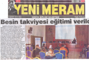 ŞUBAT 2018' DE ÇIKAN HABERLER