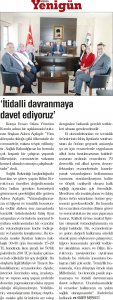 MART 2020' DE BASINDA YER ALAN HABERLERİMİZ
