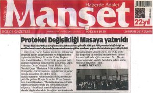 MAYIS 2017'DE ÇIKAN HABERLER