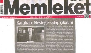 MAYIS 2017'DE ÇIKAN HABERLER