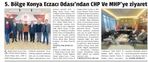 OCAK 2025' DE BASINDA YER ALAN HABERLERİMİZ