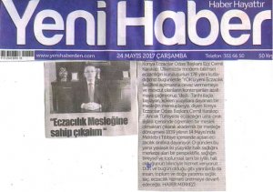 MAYIS 2017'DE ÇIKAN HABERLER