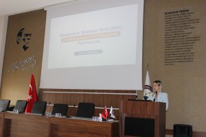  SAĞLIKTA UYGULAMA TEBLİĞİ BİLGİLENDİRME OTURUMU ODAMIZ KONFERANS SALONUNDA DÜZENLENDİ