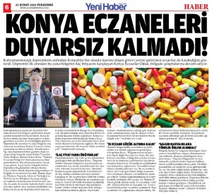 ŞUBAT 2023' DE BASINDA YER ALAN HABERLERİMİZ