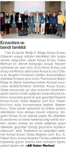 OCAK 2023' DE BASINDA YER ALAN HABERLERİMİZ