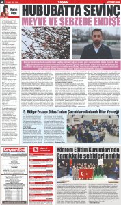 MART 2025' DE BASINDA YER ALAN HABERLERİMİZ