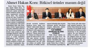  MAYIS 2025' DE BASINDA YER ALAN HABERLERİMİZ