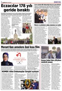 MAYIS 2017'DE ÇIKAN HABERLER