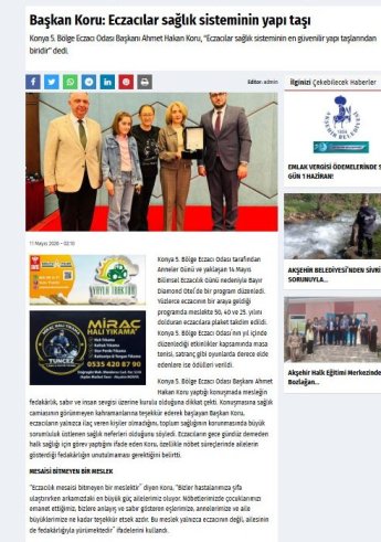 MAYIS 2026' DA BASINDA YER ALAN HABERLERİMİZ