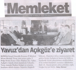 OCAK 2018' DE ÇIKAN HABERLER