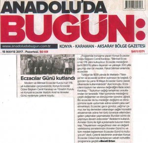 MAYIS 2017'DE ÇIKAN HABERLER