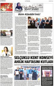 EYLÜL 2017'DE ÇIKAN HABERLER