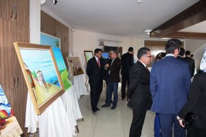 Ressam Ecz. Mustafa KEÇECİ' nin Resim Sergisi Açılışı (Renklerin Ahengi)