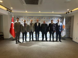 AK PARTİ İL BAŞKANI SN. HASAN ANGI MAKAMINDA ZİYARET EDİLDİ