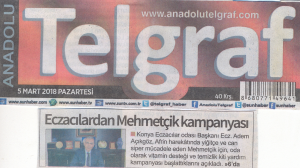 MART 2018' DE ÇIKAN HABERLER