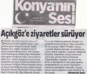 OCAK 2018' DE ÇIKAN HABERLER