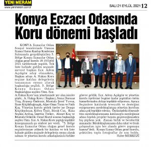EYLÜL 2021' DE BASINDA YER ALAN HABERLERİMİZ