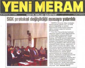 MAYIS 2017'DE ÇIKAN HABERLER