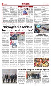 OCAK 2025' DE BASINDA YER ALAN HABERLERİMİZ