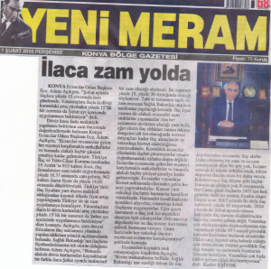 ŞUBAT 2018' DE ÇIKAN HABERLER