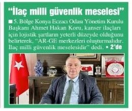 HAZİRAN 2025' DE BASINDA YER ALAN HABERLERİMİZ