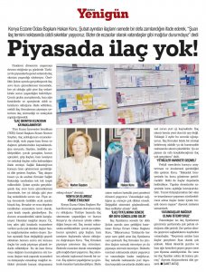OCAK 2022' DE BASINDA YER ALAN HABERLERİMİZ