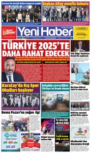 OCAK 2025' DE BASINDA YER ALAN HABERLERİMİZ