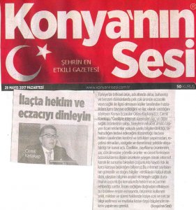 MAYIS 2017'DE ÇIKAN HABERLER