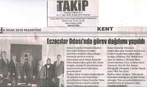 OCAK 2018' DE ÇIKAN HABERLER