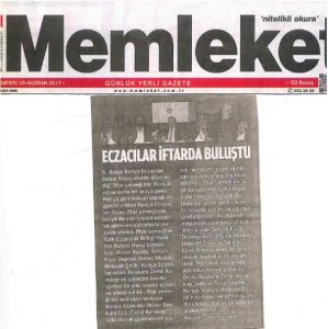 HAZİRAN 2017'DE ÇIKAN HABERLER