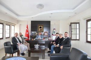 BURSA ECZA KOOPERATİFİ YÖNETİCİLERİNİN ODAMIZI ZİYARETİ HAKKINDA
